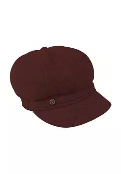 Кепка газетчика, эмблема, для женщин LOEVENICH, цвет 0521 Vino Melange