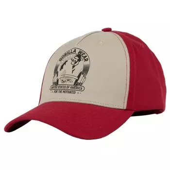 Кепка Gorilla Wear, цвет rot/rot/beige
