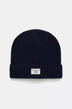 Кепка Guess Jeans из смесовой шерсти, темно-синий