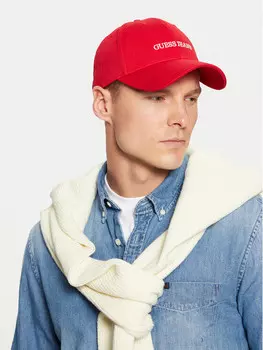 Кепка Guess Jeans, красный