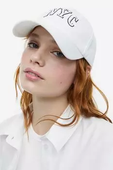 Кепка H&M, белый/нью-йорк