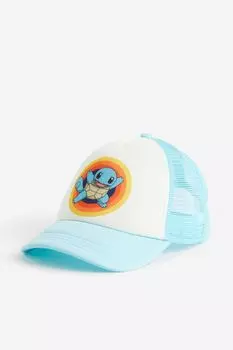 Кепка H&M x Pokmon Printed, голубой/белый