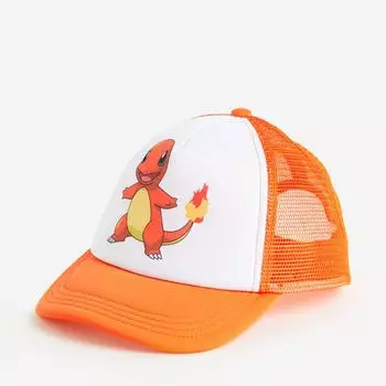 Кепка H&M x Pokmon Printed, оранжевый/белый