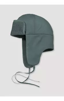 Кепка Hessnatur Trapper, темно зеленый