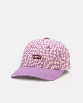 Кепка из хлопка фуксии с геометрическим принтом Levi's, фуксия