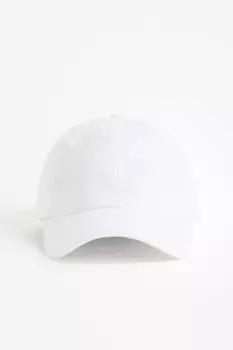 Кепка из хлопкового твила H&M, белый