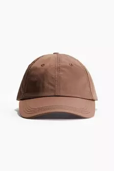 Кепка из хлопкового твила H&M, коричневый