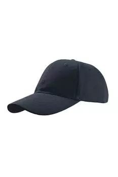 Кепка из матового хлопка Liberty Six с пряжкой и шестью панелями Atlantis, темно-синий