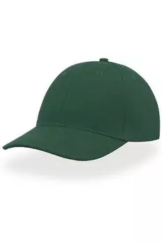 Кепка из матового хлопка Liberty Six с пряжкой и шестью панелями Atlantis, зеленый