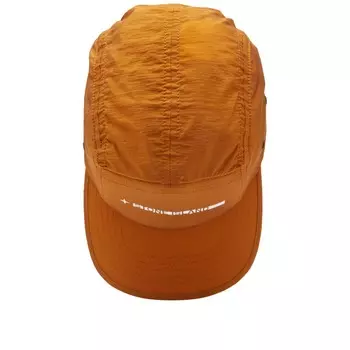 Кепка из нейлона и металла с 6 панелями Stone Island Micro Branding