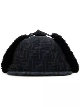 Кепка из парусины с логотипом FF FENDI, синий