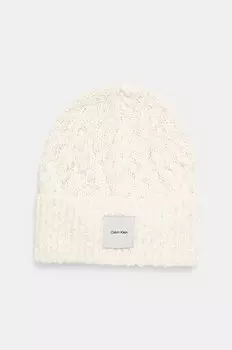 Кепка из смесовой шерсти Calvin Klein, бежевый