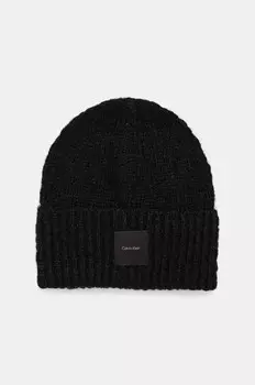 Кепка из смесовой шерсти Calvin Klein, черный