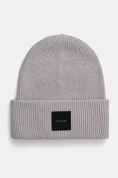 Кепка из смесовой шерсти Calvin Klein, серый