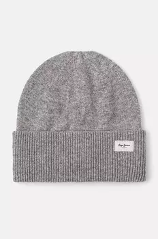 Кепка из смесовой шерсти Pepe Jeans YELA HAT, серый