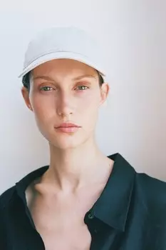 Кепка из стираного твила H&M, серый