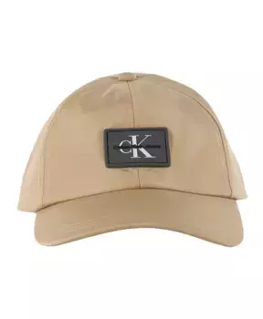 Кепка из технической ткани с нашивкой логотипом спереди Calvin Klein Jeans, бежевый