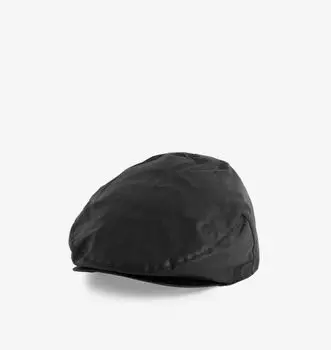 Кепка из вощеного хлопка с панелями Barbour, черный