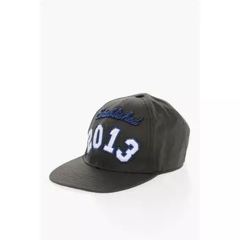 Кепка из вышитого хлопкового твила Off-White, Brown