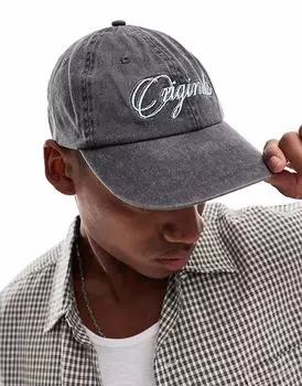 Кепка Jack & Jones черного цвета с логотипом