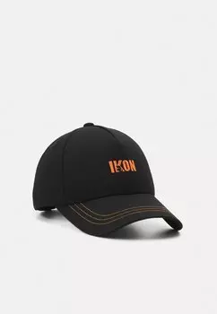 Кепка ЭКСКЛЮЗИВНАЯ ВЫШИВКА IKON UNISEX KARL LAGERFELD, черный/оранжевый
