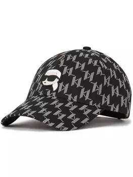 Кепка K/Ikonik 2.0 с монограммой Karl Lagerfeld, черный