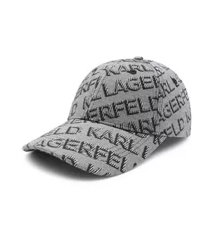 Кепка Karl Lagerfeld k/essential cap denim jkrd, серый