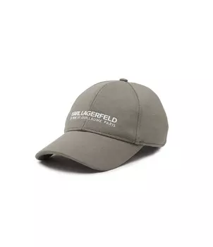 Кепка Karl Lagerfeld k/essential washed, цвет cachi