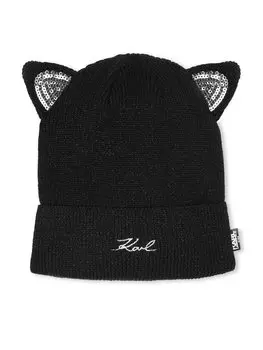 Кепка Karl Lagerfeld Kids, черный