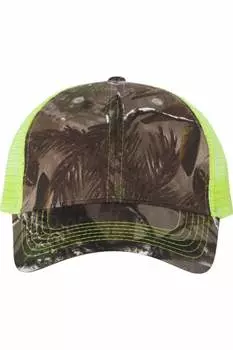 Кепка Kati Camo с сетчатой спинкой, цвет realtree ap/ neon yellow