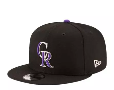 Кепка-кепка New Era 9Fifty MLB Colorado Rockies Basic черного/фиолетового цвета 11591059