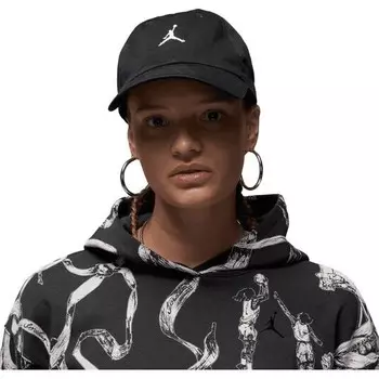 Кепка клубная Jordan, черно-белый