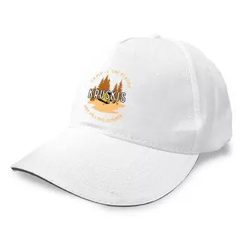 Кепка Kruskis Camp Is The Reason, белый