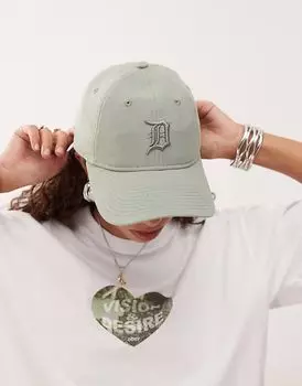 Кепка льняная New Era Detroit Tigers 9twenty цвета хаки