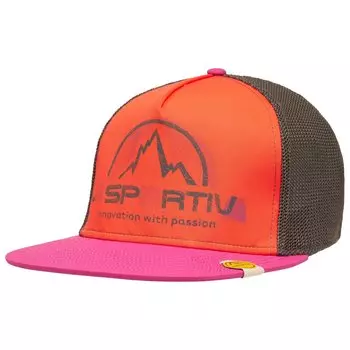 Кепка La Sportiva L/S Trucker, цвет Springtime/Cherry Tomato