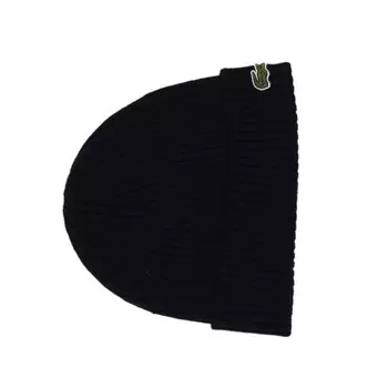 Кепка Lacoste Unisex Beanie aus gerippter Wolle, ночной синий