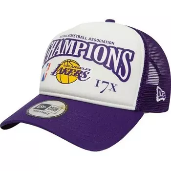 Кепка Лига Чемпионов NBA Los Angeles Lakers New Era, фиолетовый