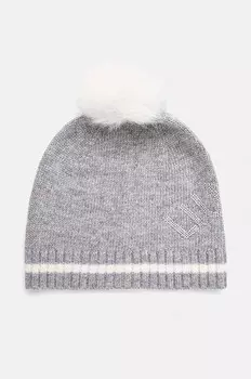 Кепка Liu Jo из смесовой шерсти, серый