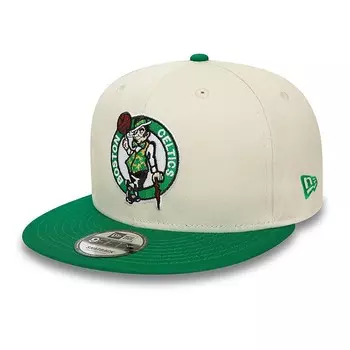Кепка логотип NBA Boston Celtics NBA 9Fifty New Era, бежевый
