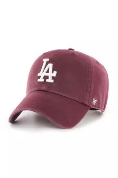 Кепка Лос-Анджелес Доджерс 47 brand, фиолетовый