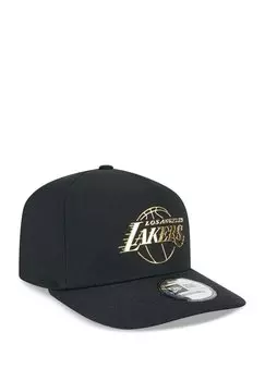 Кепка Los Angeles Lakers Nba Foil Pack 9Forty E-Frame Snapback New Era, черный