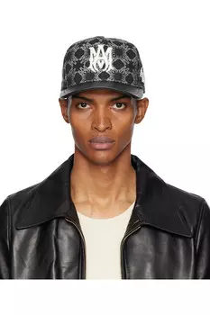 Кепка Ma quad из денима Amiri, черный