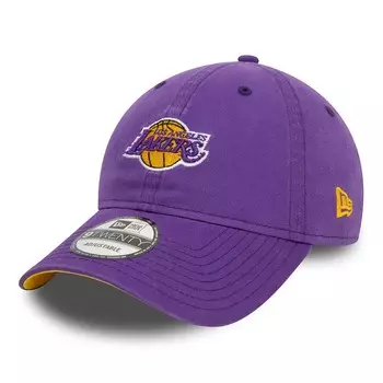 Кепка маленький логотип NBA Los Angeles Lakers 9twenty New Era, фиолетовый