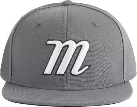 Кепка Marucci для взрослых с плоским козырьком и логотипом, серый/белый