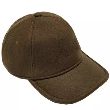 Кепка Massimo Dutti Plain Wool Blend, хаки