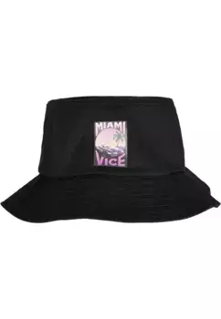 Кепка Merchcode Trucker "Кепка-ведро Merchcode Unisex Miami Vice Print Bucket", черный