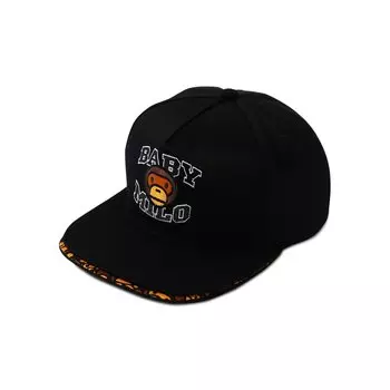 Кепка Milo Snap Back с двойным козырьком BAPE, черная