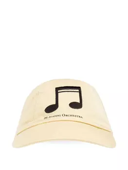 Кепка Mini Rodini с вышитыми нотами, нейтральный