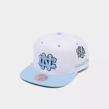 Кепка Mitchell &amp; Ness North Carolina Tar Heels College Champs City Snapback Hat, белый