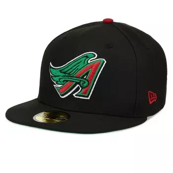 Кепка MLB Anaheim Angels Red & green 59Fifty New Era, черный